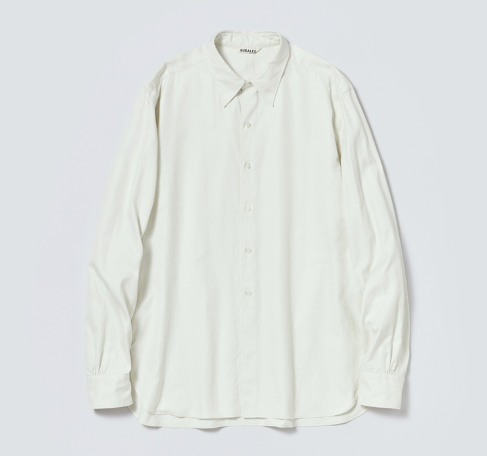 21SS AURALEE FINX SHUTTLE OX SHIRTS IVORY 4號| Yahoo拍賣