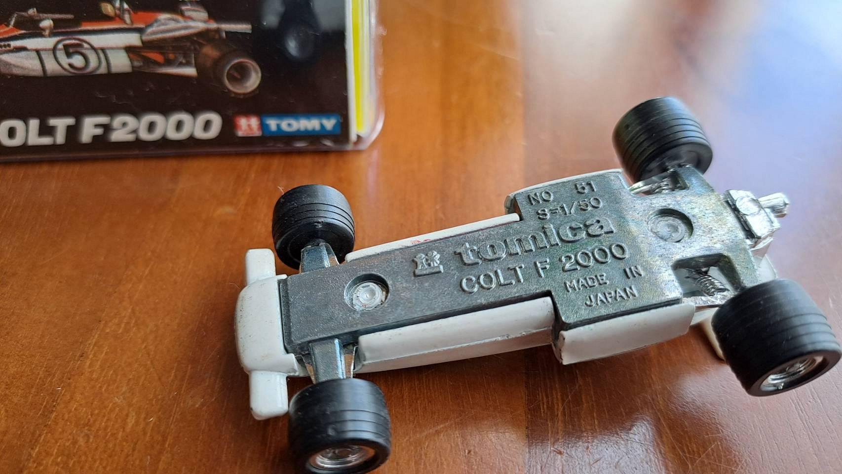 ☻TOMICA古董車☻日本購回絕版現貨1972『黑盒51』COLT F2000【日本製