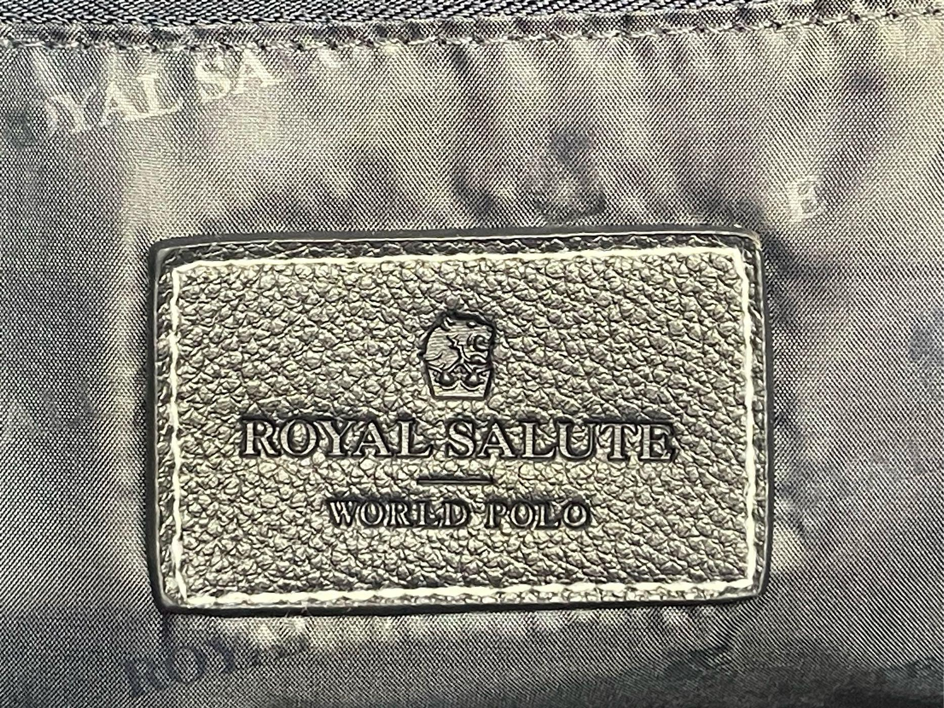 《新品》皇家禮炮限量手提包 ROYAL SALUTE限量手提包/黑 /肩背斜背包/旅行包/男女適用/55×35×15公分