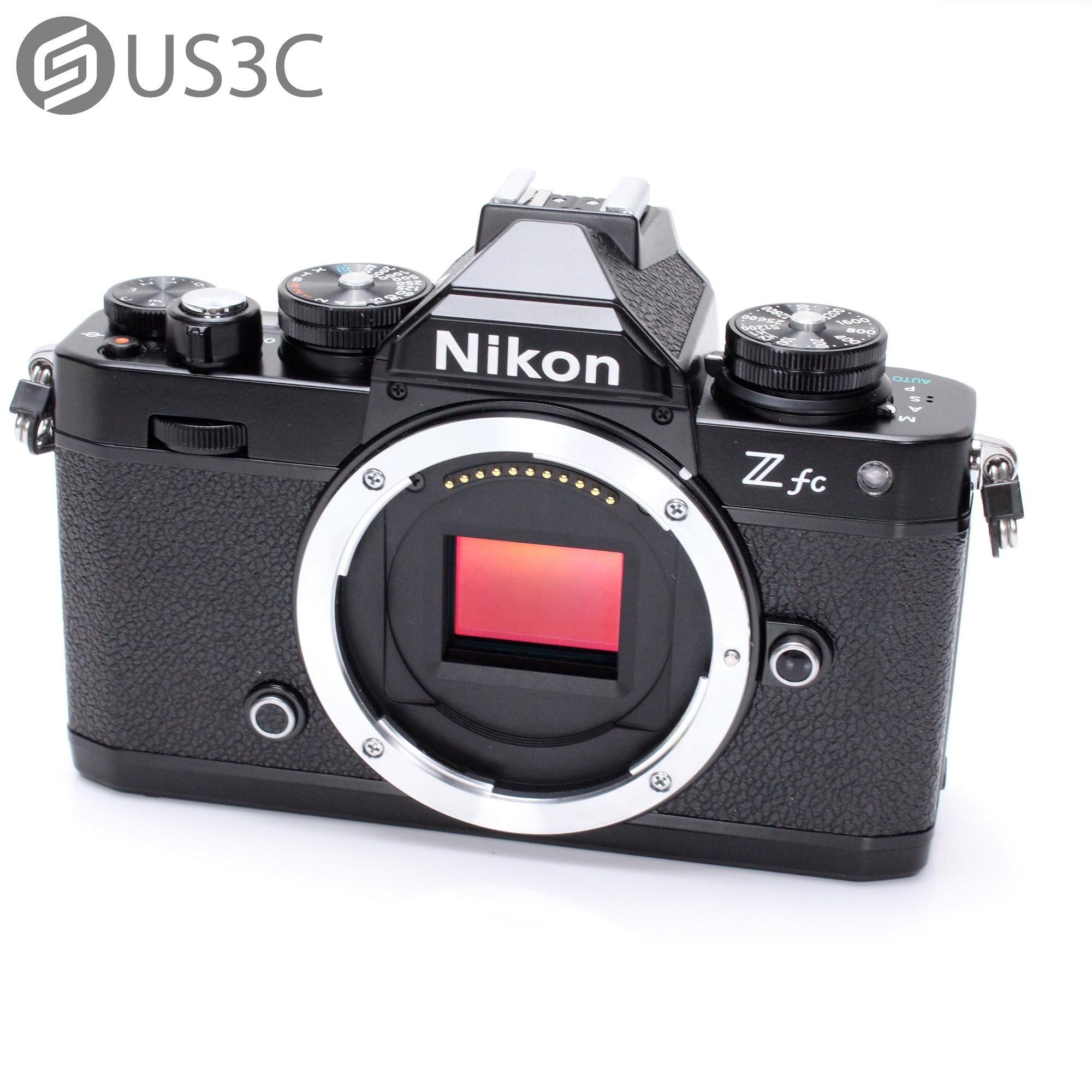 【US3C-台南店】Nikon Zfc 極夜黑 無反光鏡相機 隱蔽式觸控螢幕 鎂合金結構 經典圓型目鏡 搭載Nikon自動模式 二手相機