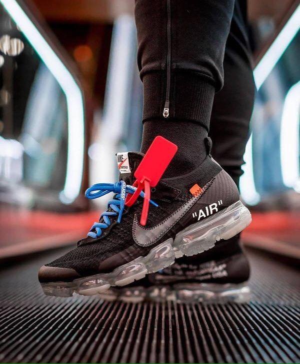 off white vapormax black outfit