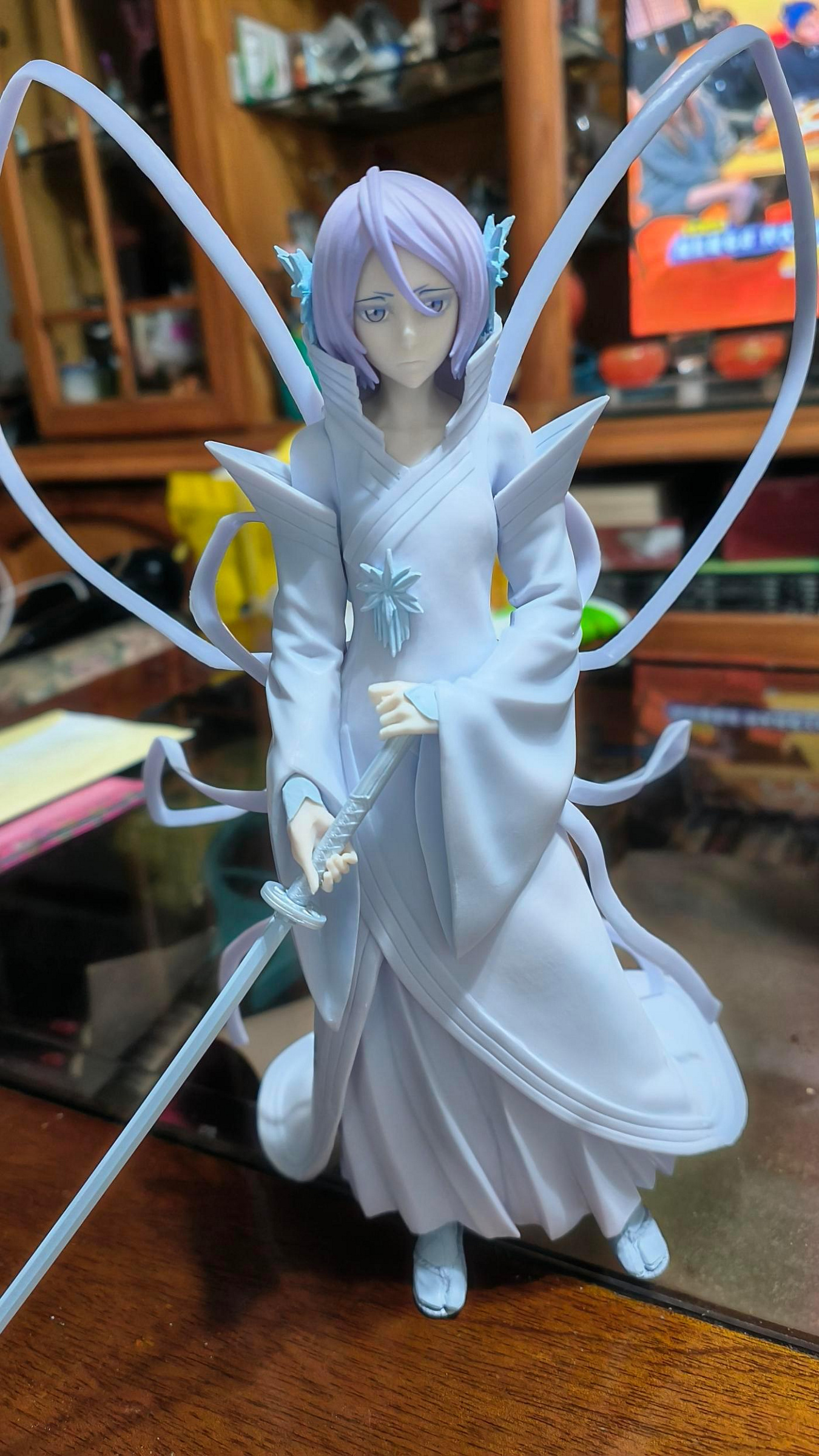 日版一番賞BLEACH 死神千年血戰篇OP.2 C賞朽木露琪亞白霞罰模型公仔