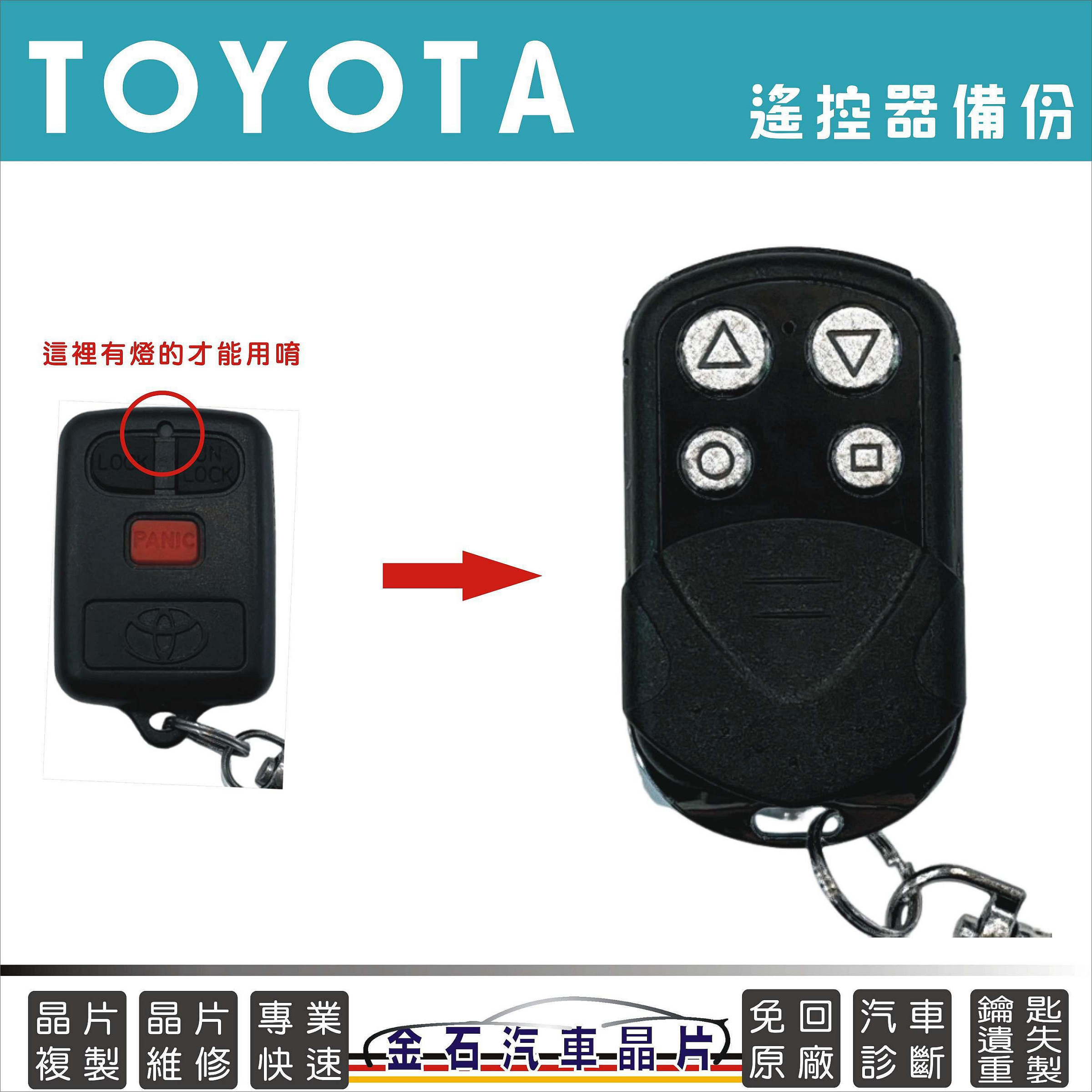 TOYOTA 豐田ALTIS CAMRY VIOS PREMIO 遙控器拷貝複製| Yahoo拍賣