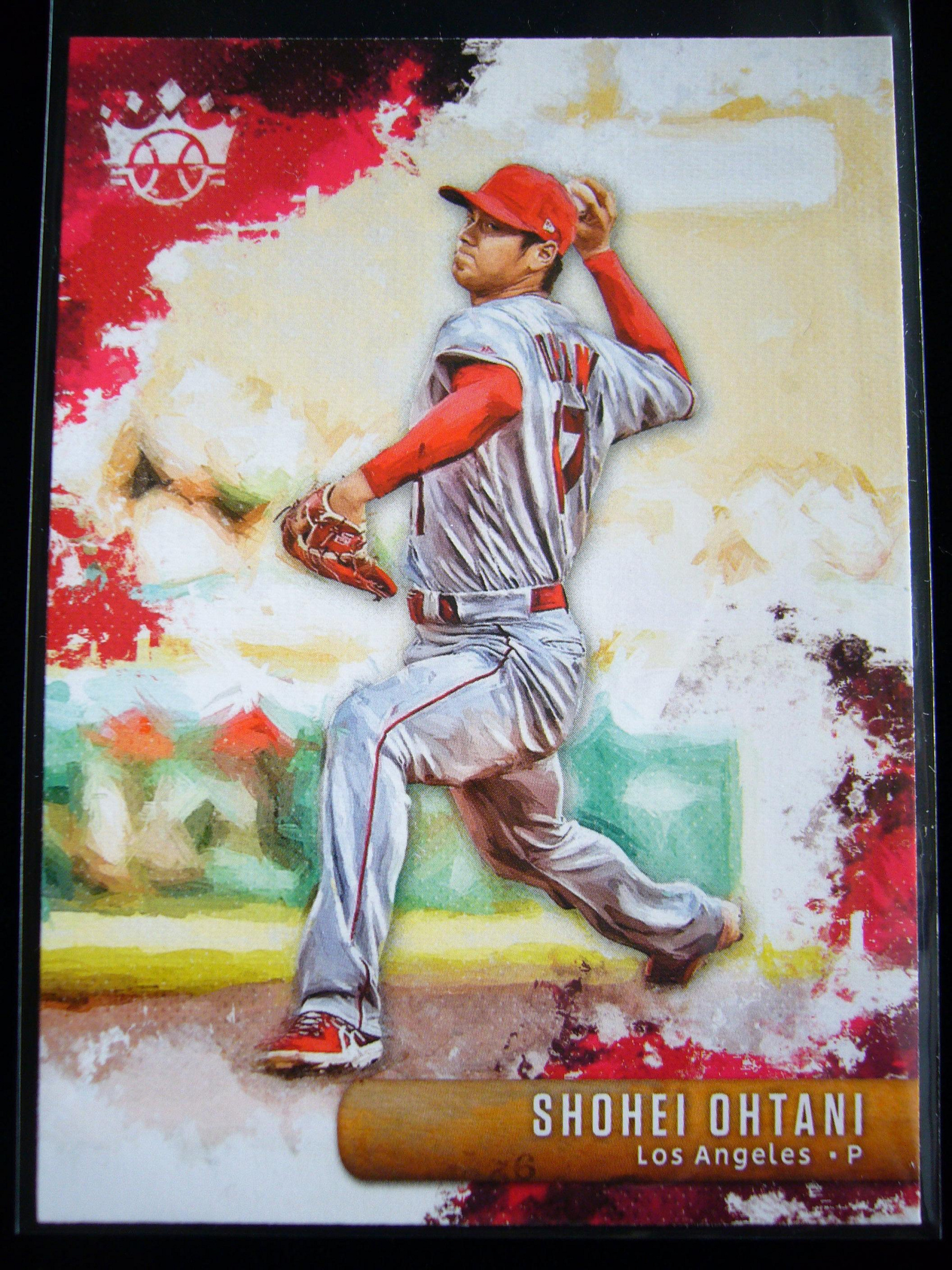 大谷翔平漂亮變體樣式投球版本畫卡2019 Panini Diamond Kings Image