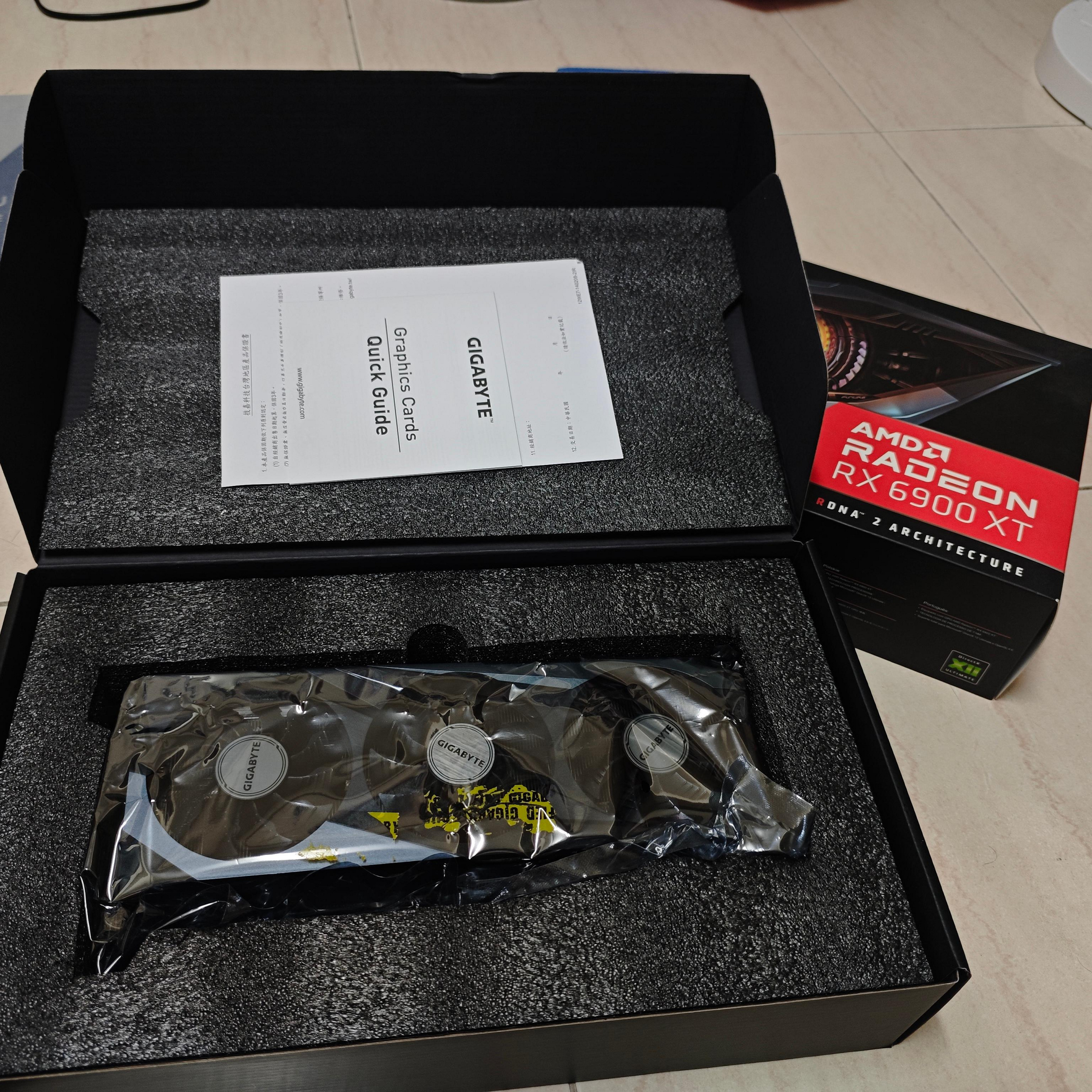 [高雄五甲面交] 技嘉 RX 6900 XT GAMING OC｜原價屋一手購入｜盒裝發票齊全｜非礦卡自用