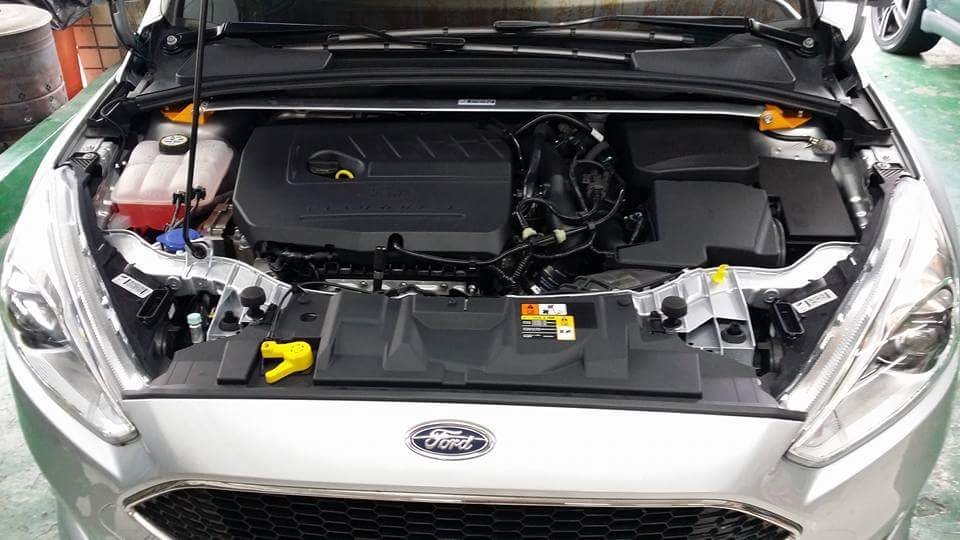 阿宏改裝部品 E.SPRING FORD FOCUS MK3.5 1.5T  鋁合金 引擎室拉桿