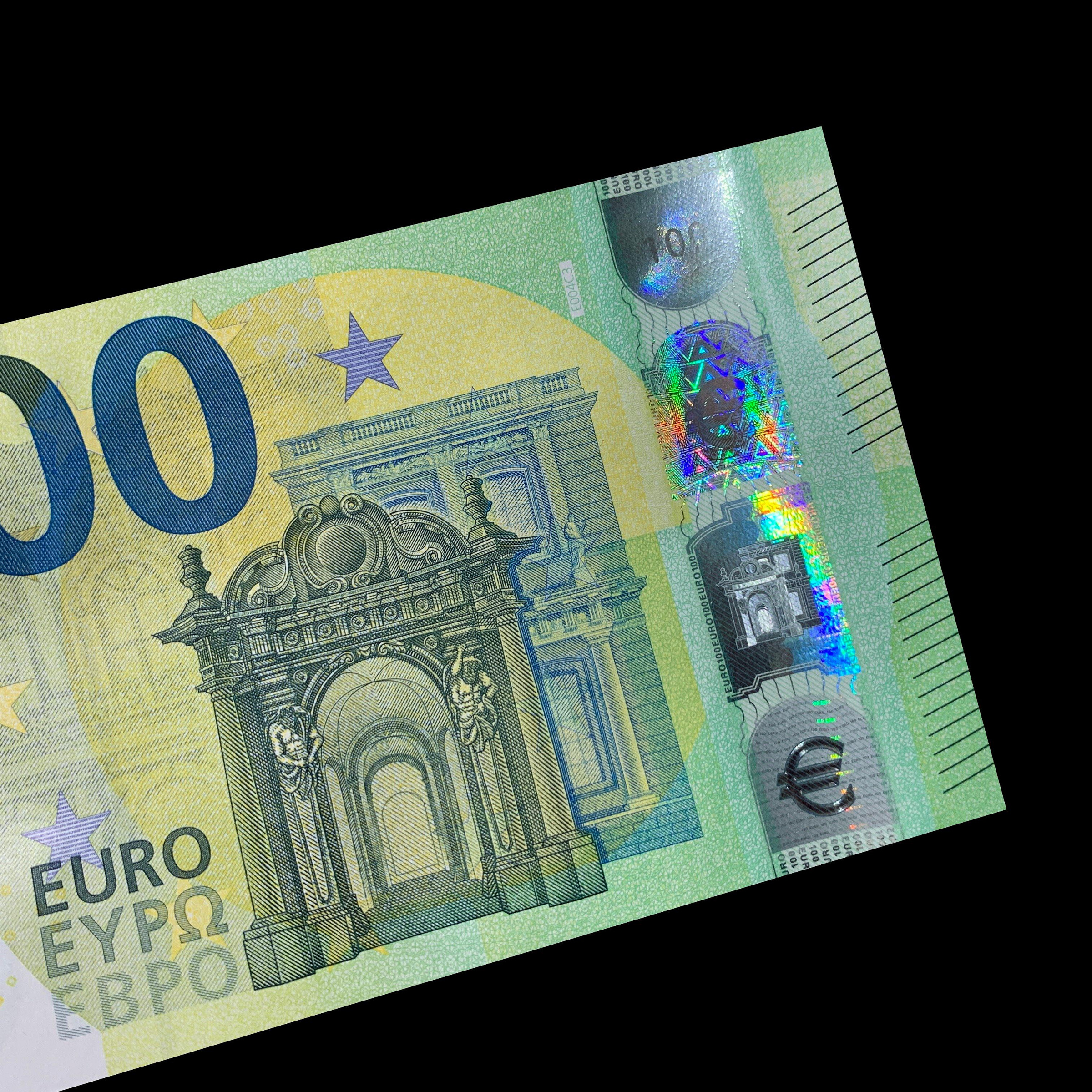 現貨實拍歐元100歐年份隨機歐盟貨幣外幣紙幣古典建築歐洲鈔票歐羅義大利| Yahoo拍賣