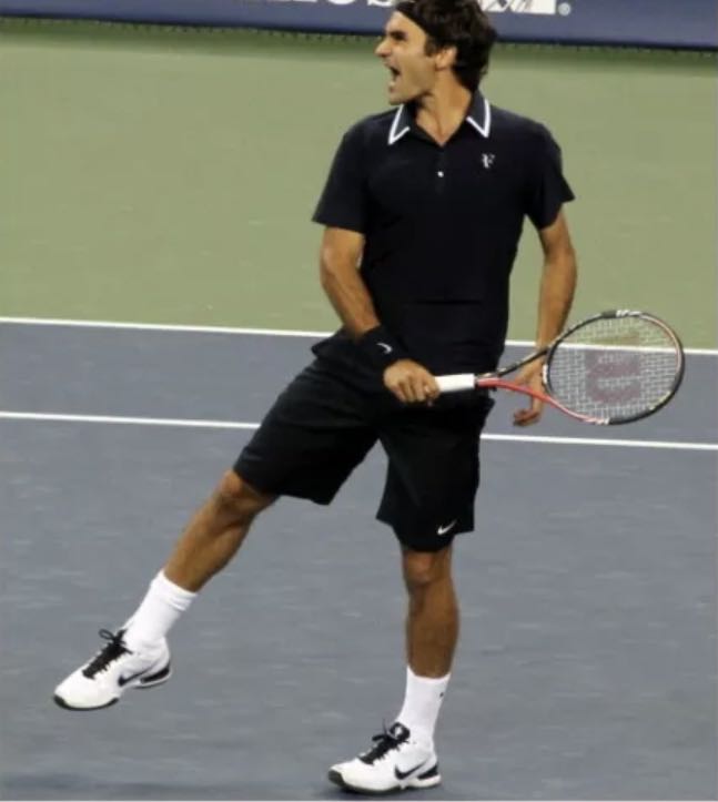 2010 US OPEN NIKE ROGER FEDERER TENNIS POLO SHIRT. SZ:2XL