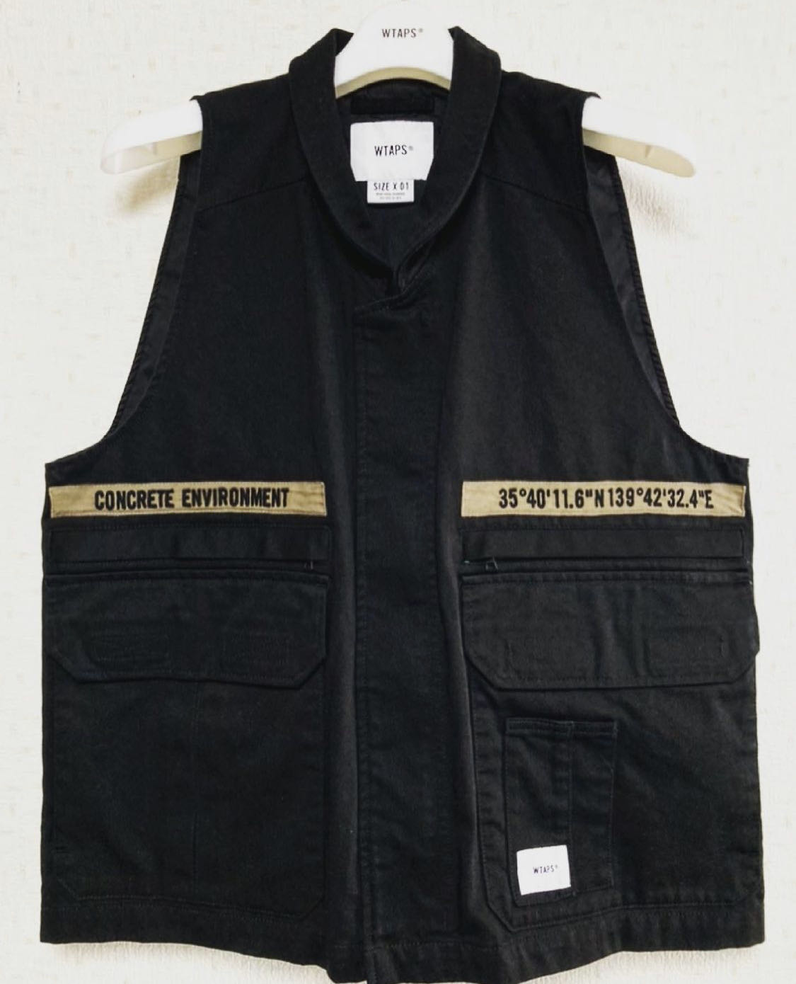 トップス WTAPS 2021SS REP VEST COTTON. TWILL S WTAPS 2021SS REP VEST COTTON TWILL