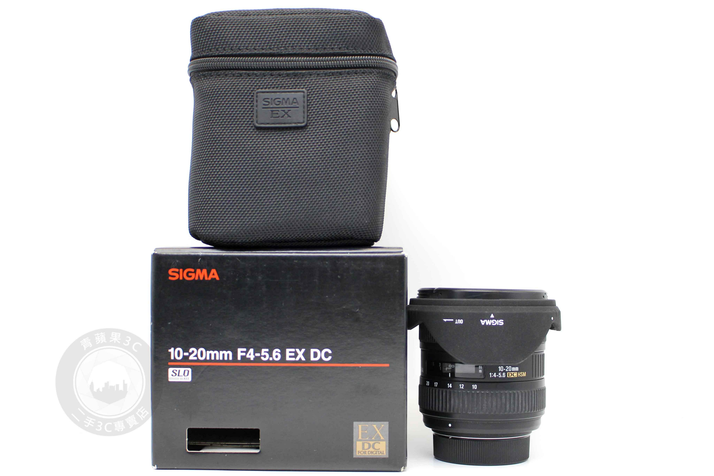 【台南橙市3C】SIGMA 10-20mm F4-5.6 DC HSM EX For Nikon 二手鏡頭 廣角鏡 #88275