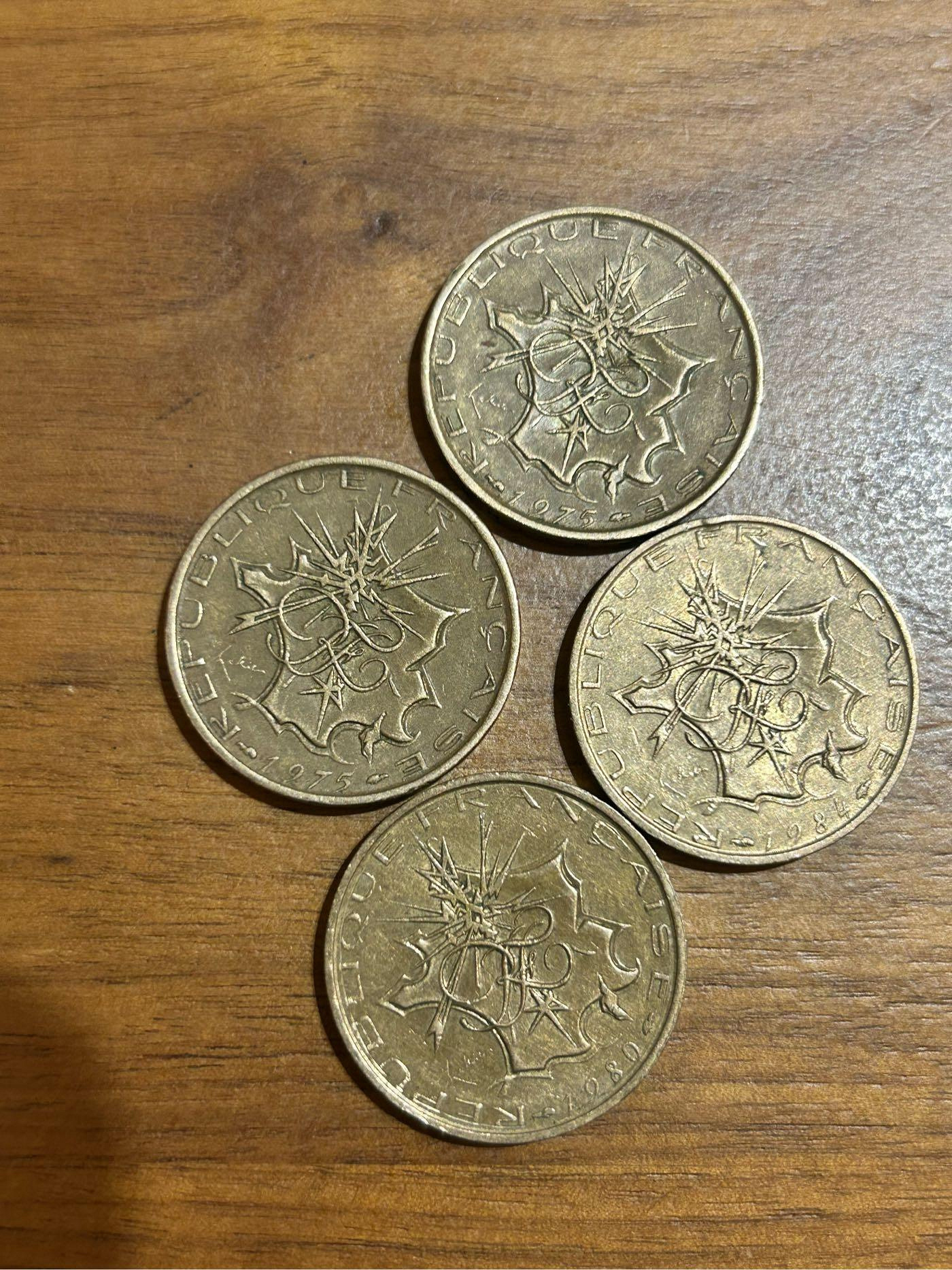 H2Shop】歐洲法國10法郎10fr France Francaise Francs 1970-1991年地圖圖案銅鋁鎳幣錢幣硬幣| Yahoo拍賣