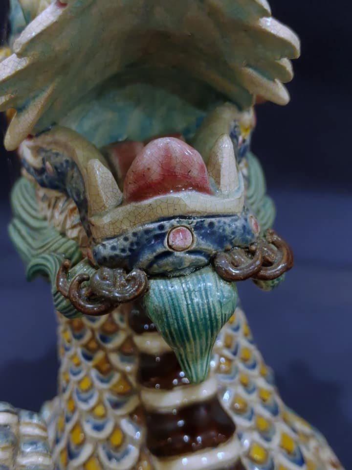 祥龍 交趾陶　壁飾　ドラゴン 祥龍 交趾陶 壁飾 ドラゴン 祥龍 交趾陶 壁飾 ドラゴン 祥龍