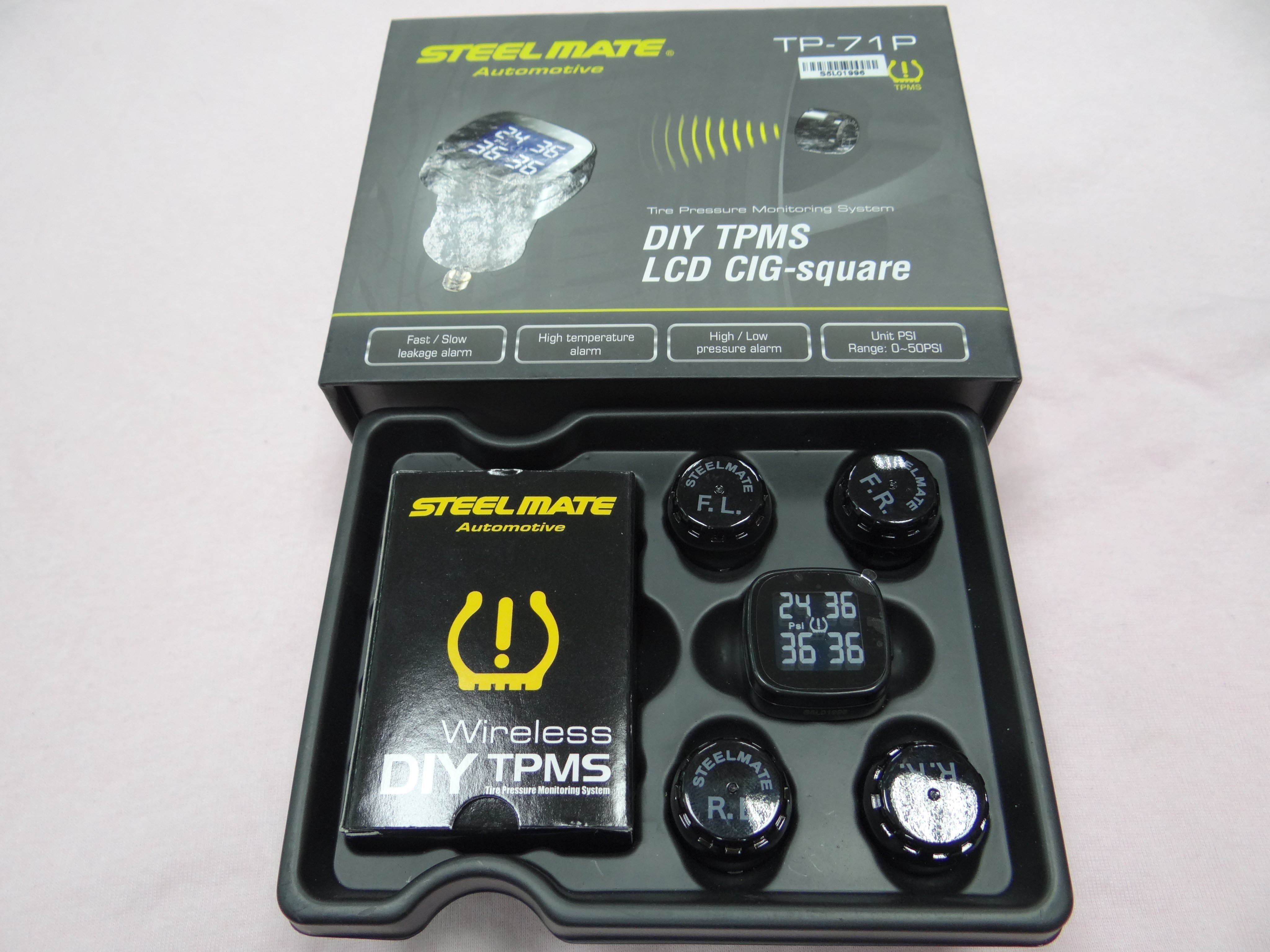 {順加輪胎}全新胎外式 胎壓偵測器 主機與發射器皆可換電池 非 ORO ORANGE W401 W410 W403