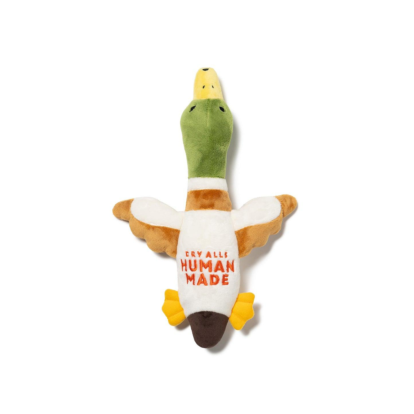 新品 HUMAN MADE Duck Plush Doll Human Made X Kaws Duck plush Doll Color: Green Limited New