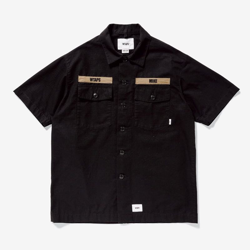 トップス 19AW WTAPS BUDS LS SHIRT COTTON RIPSTOP WTAPS ダブルタップス 19SS BUDS LS 01/SHIRT.COTTON.SERGE