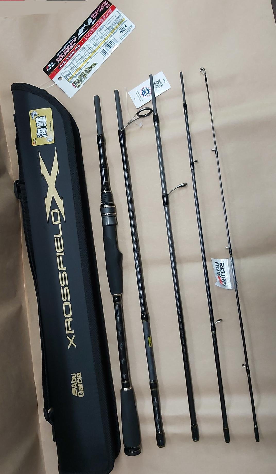 ロッド Abu Garcia XROSSFIELD DX XRFS-835M-MB アブ ガルシア クロスフィールド モバイル XRFS-835M-MB