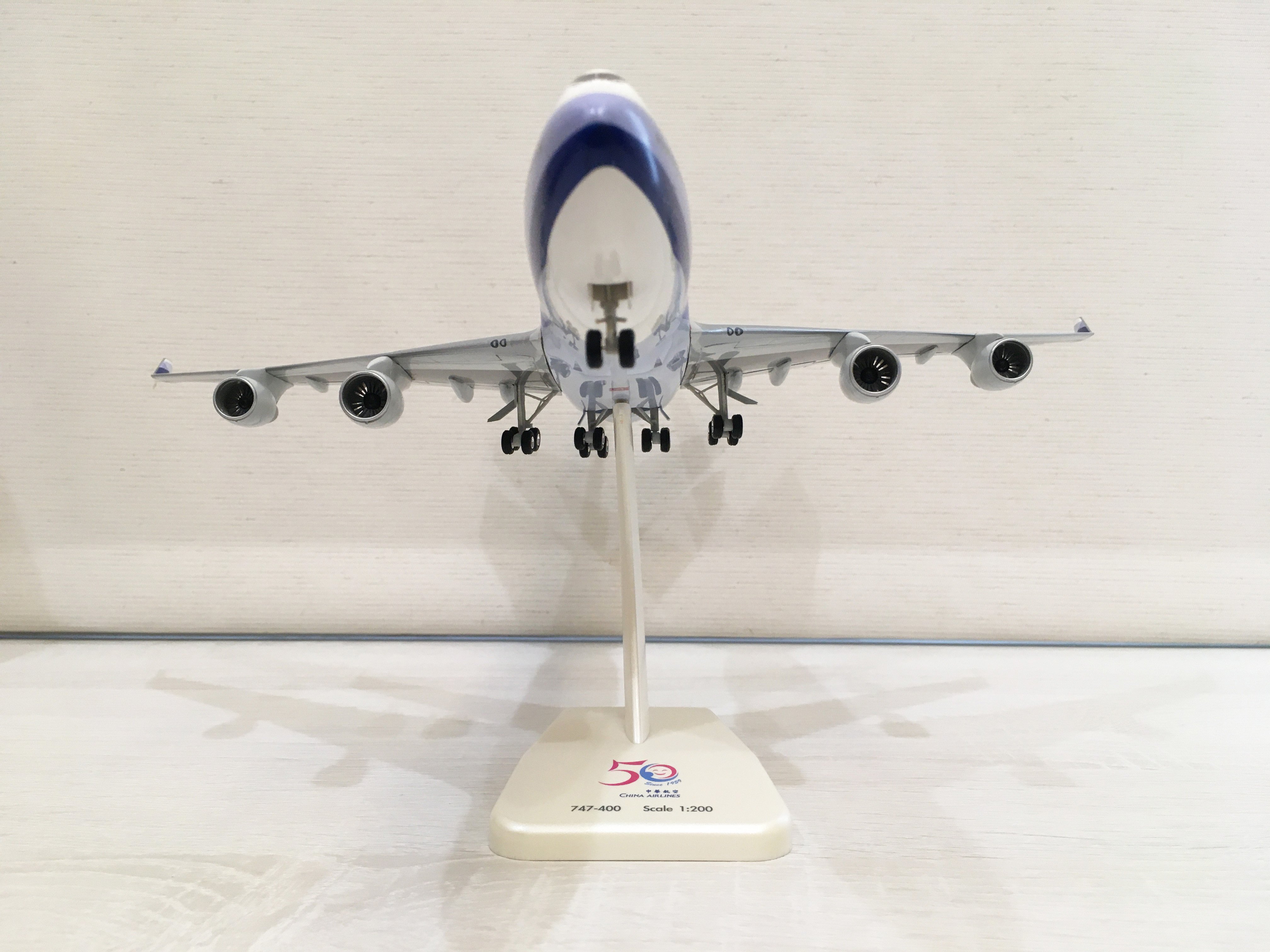 二手飛機模型] hogan 中華航空波音BOEING 747-400 民航機客機50週年