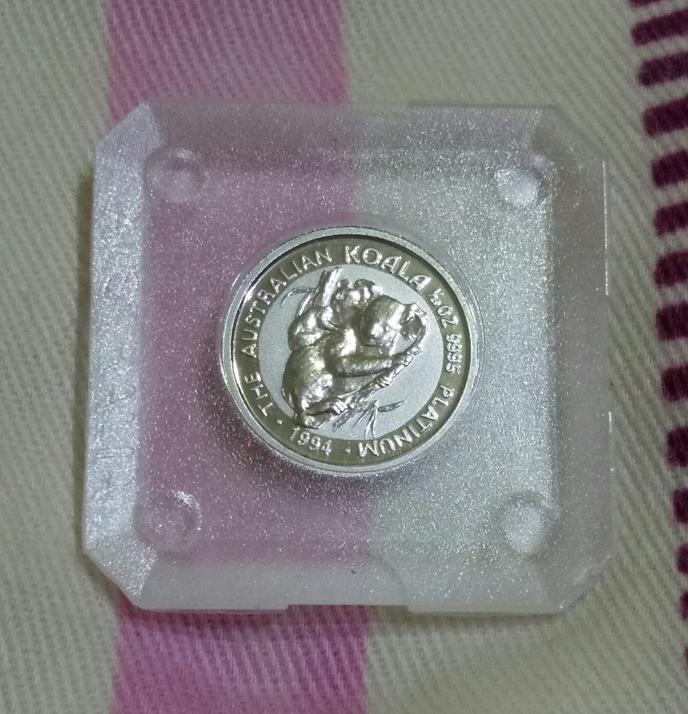 澳洲1994 年無尾熊白金幣(鉑金幣) 1/20 盎司| Yahoo拍賣