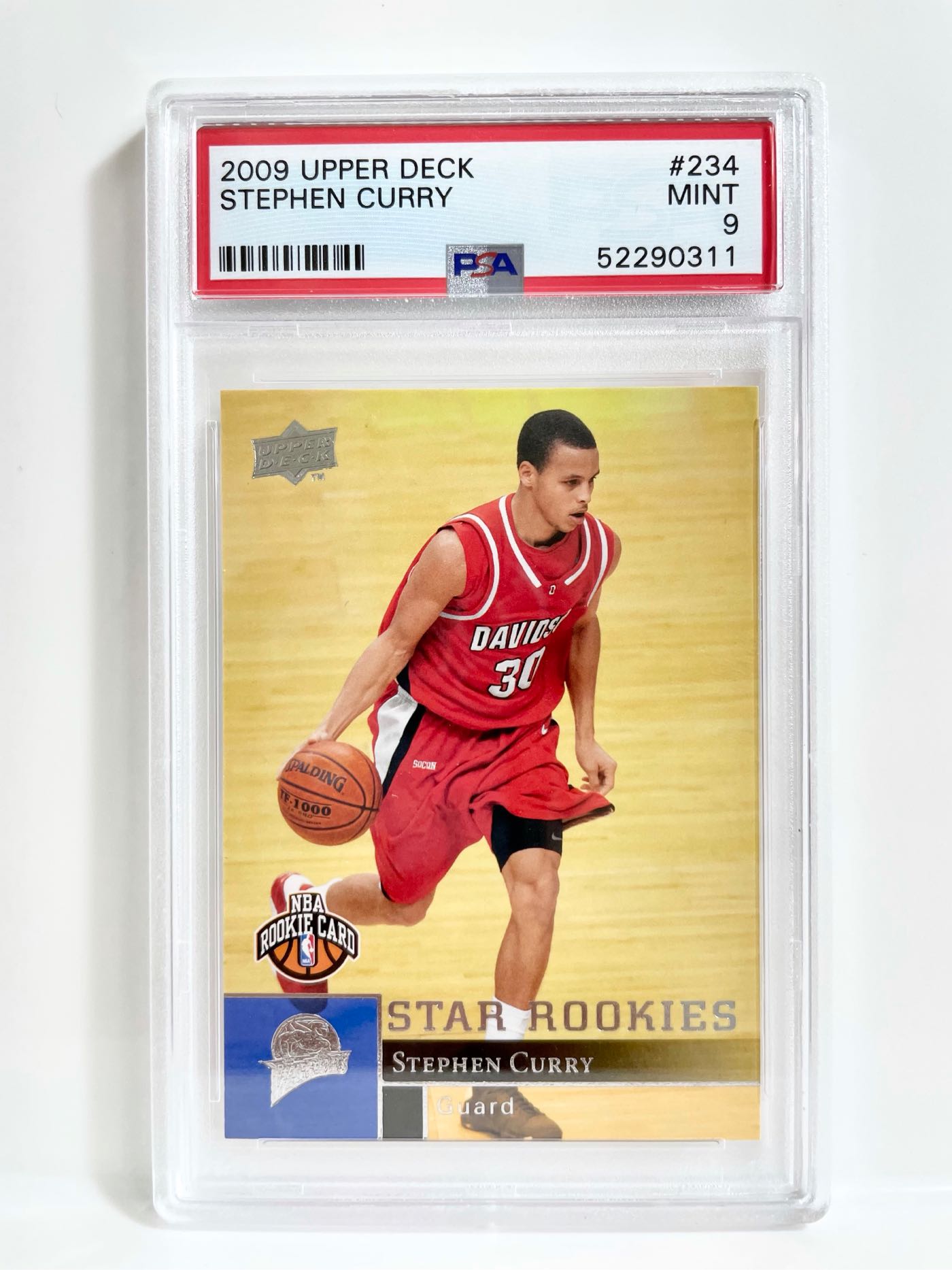 その他 2009 Stephen Curry Upper Deck RC 2009 Upper Deck Stephen Curry Rookie Titans #TT-SC - PSA 9