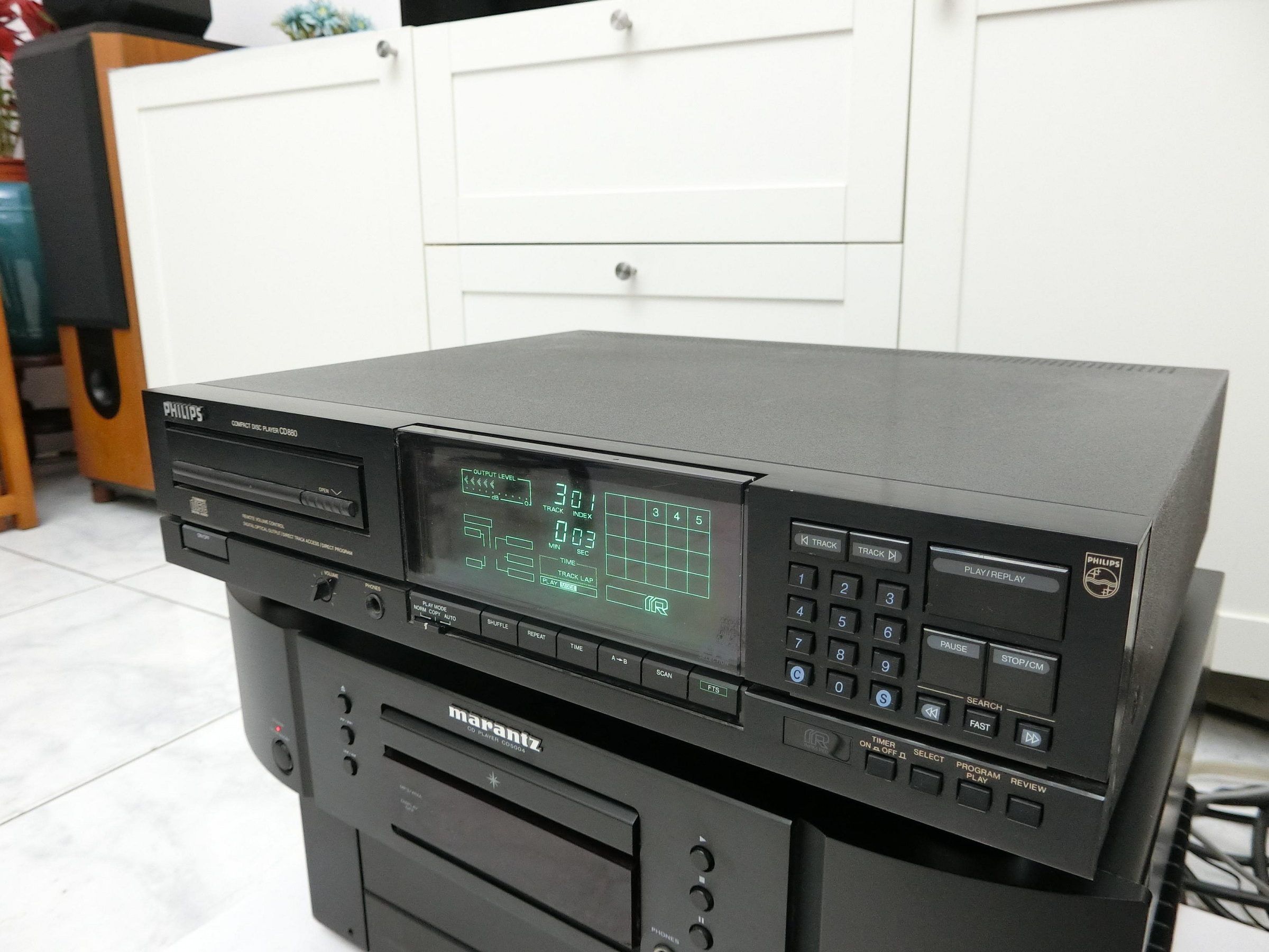 經典PHILIPS CD-880 使用飛利浦CDM-1 MKII TDA 1541A+S1+皇冠