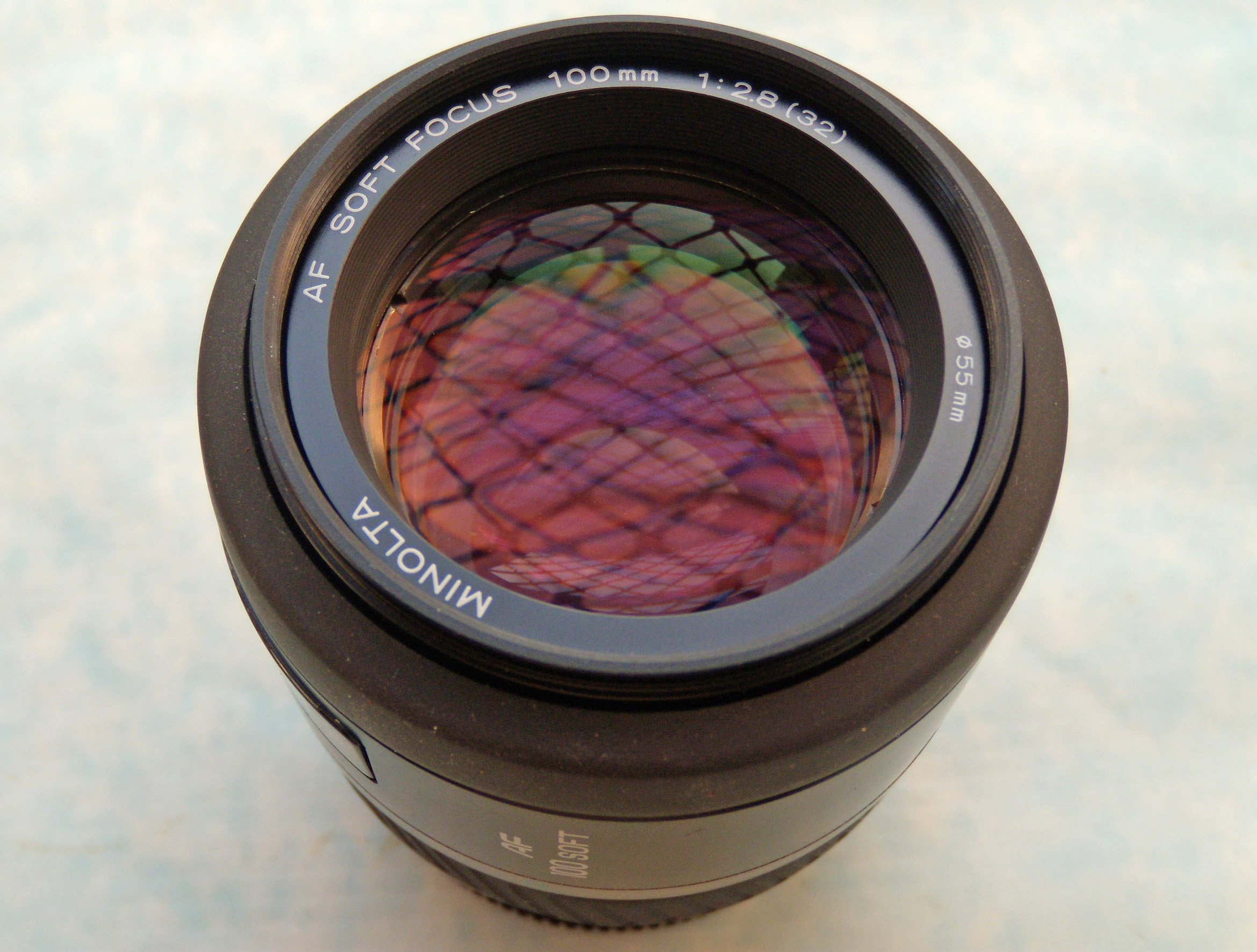 【動確/良品】MINOLTA AF 100mm F2.8 SOFT Minolta AF 100mm F2.8 Soft A-mount lens info