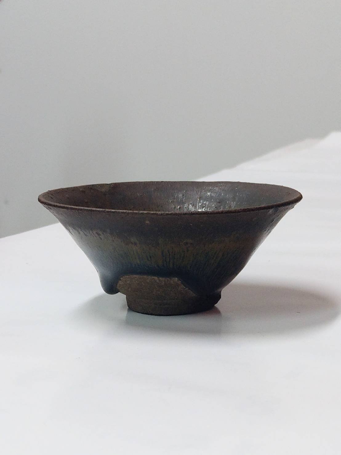 宋時代 古陶磁器 鈞窯 茶盞 杯盞 建盞 茶道具 置物 時代物 古董品 宋代筆記vol.47 金繕宋代鈞窯紫斑盌136.8萬人民幣成交，鈞窯大藏