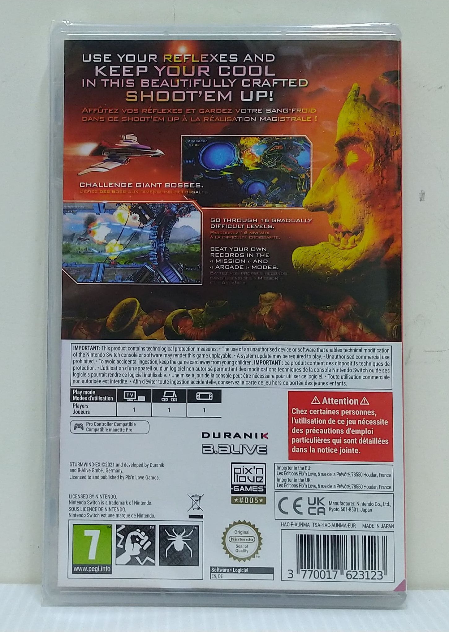 全新現貨]Switch Sturmwind EX 2D橫向飛機射擊| Yahoo拍賣