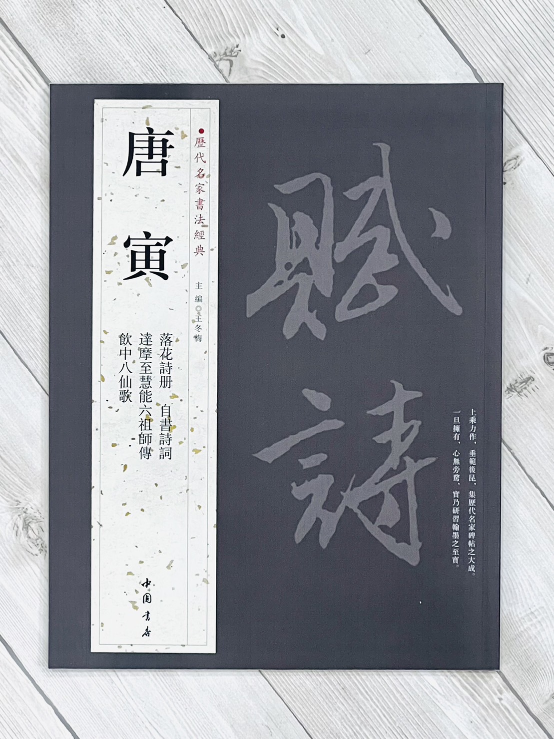 正大筆莊《歷代名家書法經典唐寅》字帖書法中國書店落花詩冊自書詩詞