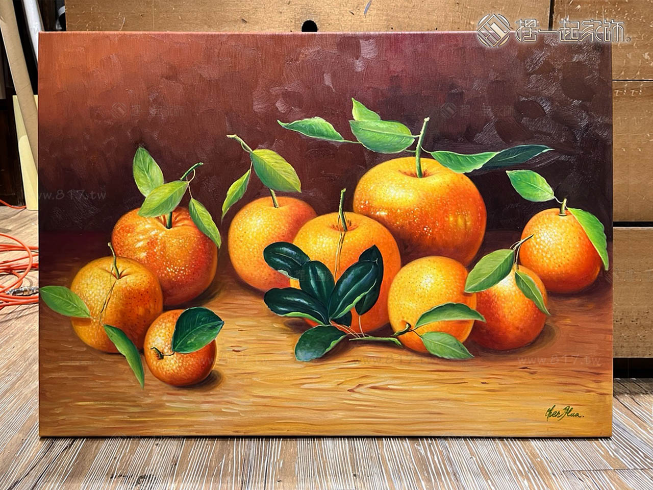 『静物』油彩画 6parkbbs.com 超美的色块，极具质感的静物油画！
