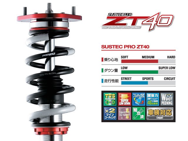 Power Parts】TANABE SUSTEC PRO ZT40 避震器TOYOTA ALPHARD 10-14