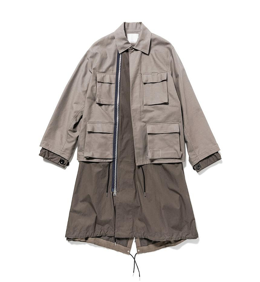 WTAPS Cotton Back Satin Coat / COAT / COTTON. BACK SATIN. SACAI