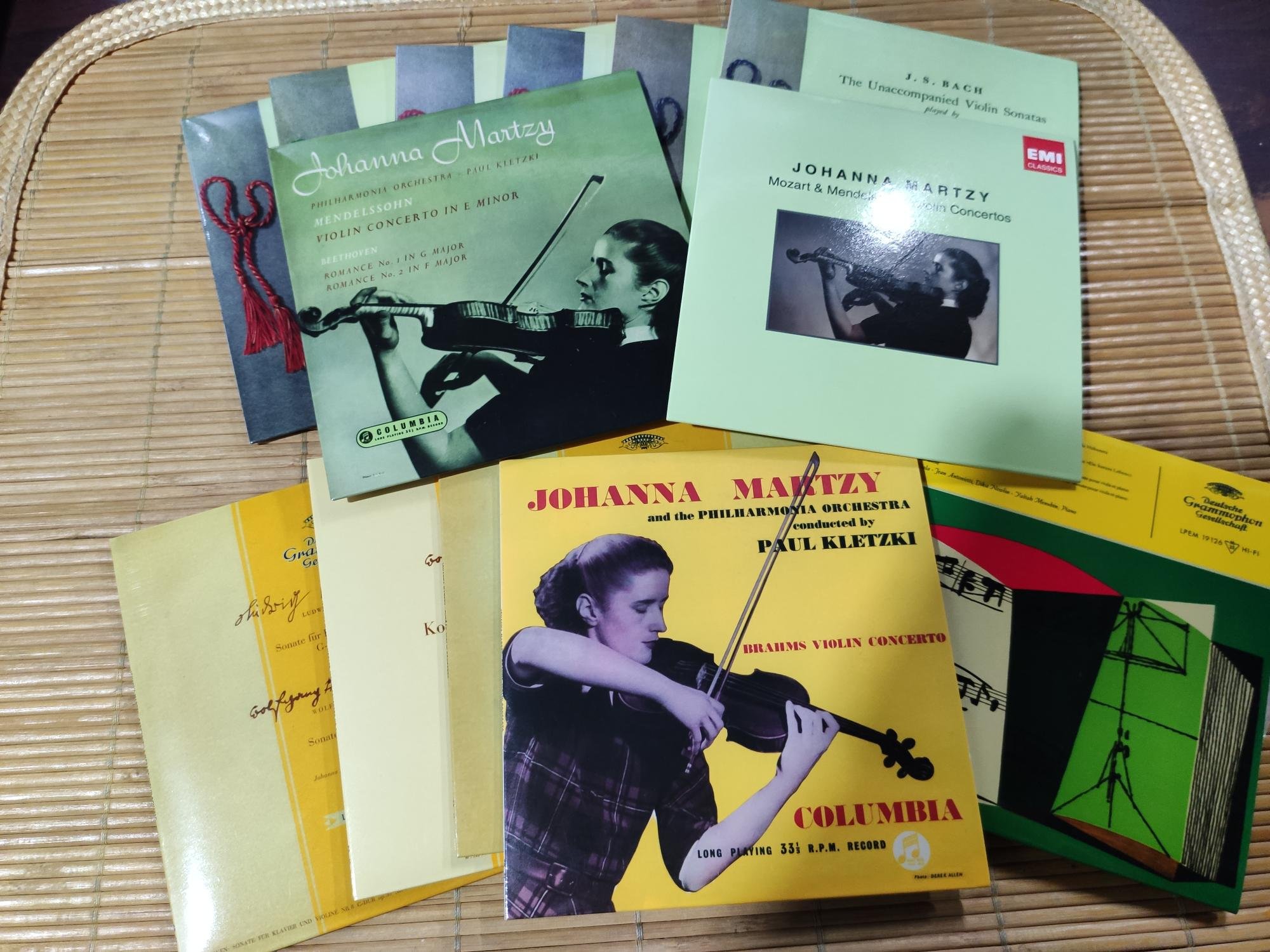 好音悅Johanna Martzy 瑪爾茨EMI DG 錄音全紀錄13CD DN0010
