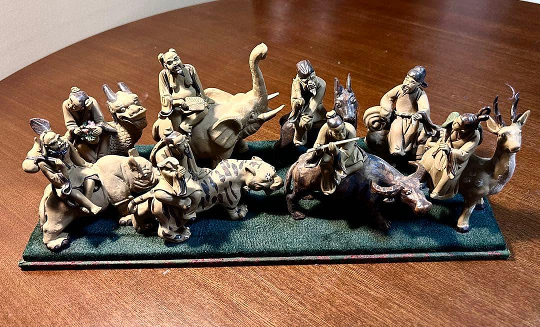 中国美術　工芸品 石湾人形　神獣八仙　(大) 石灣陶八仙的價格推薦- 2026年9月| 比價比個夠BigGo