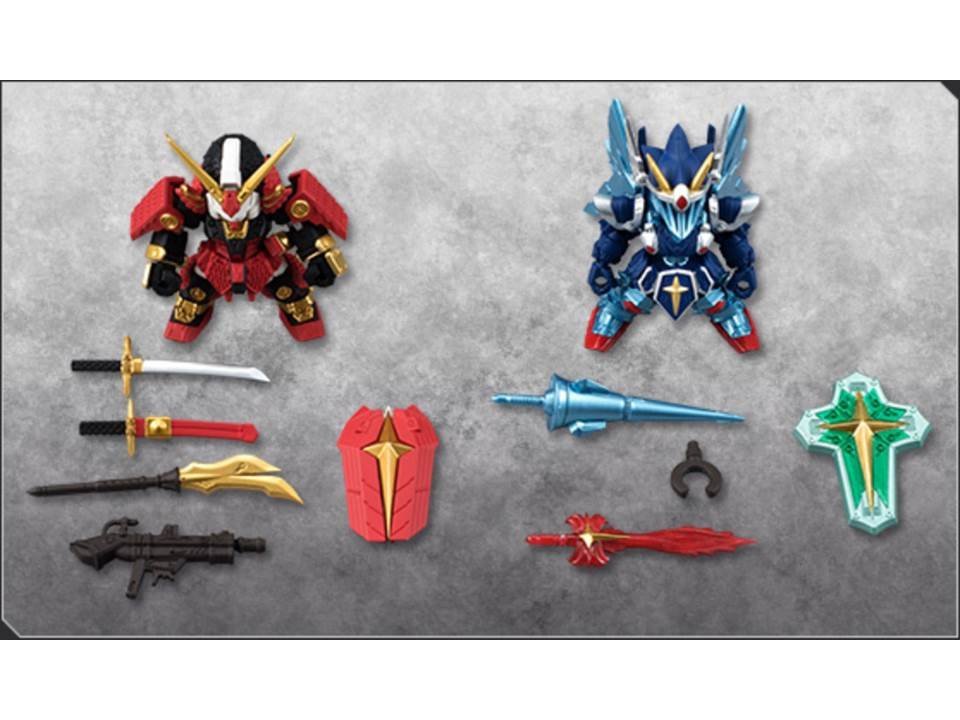 ガンダム　コンバージ　武者頑駄無&フルアーマー騎士ガンダム　EX05 EX06 ガンダム食玩ポータル FW GUNDAM CONVERGE N0.100突破記念商品