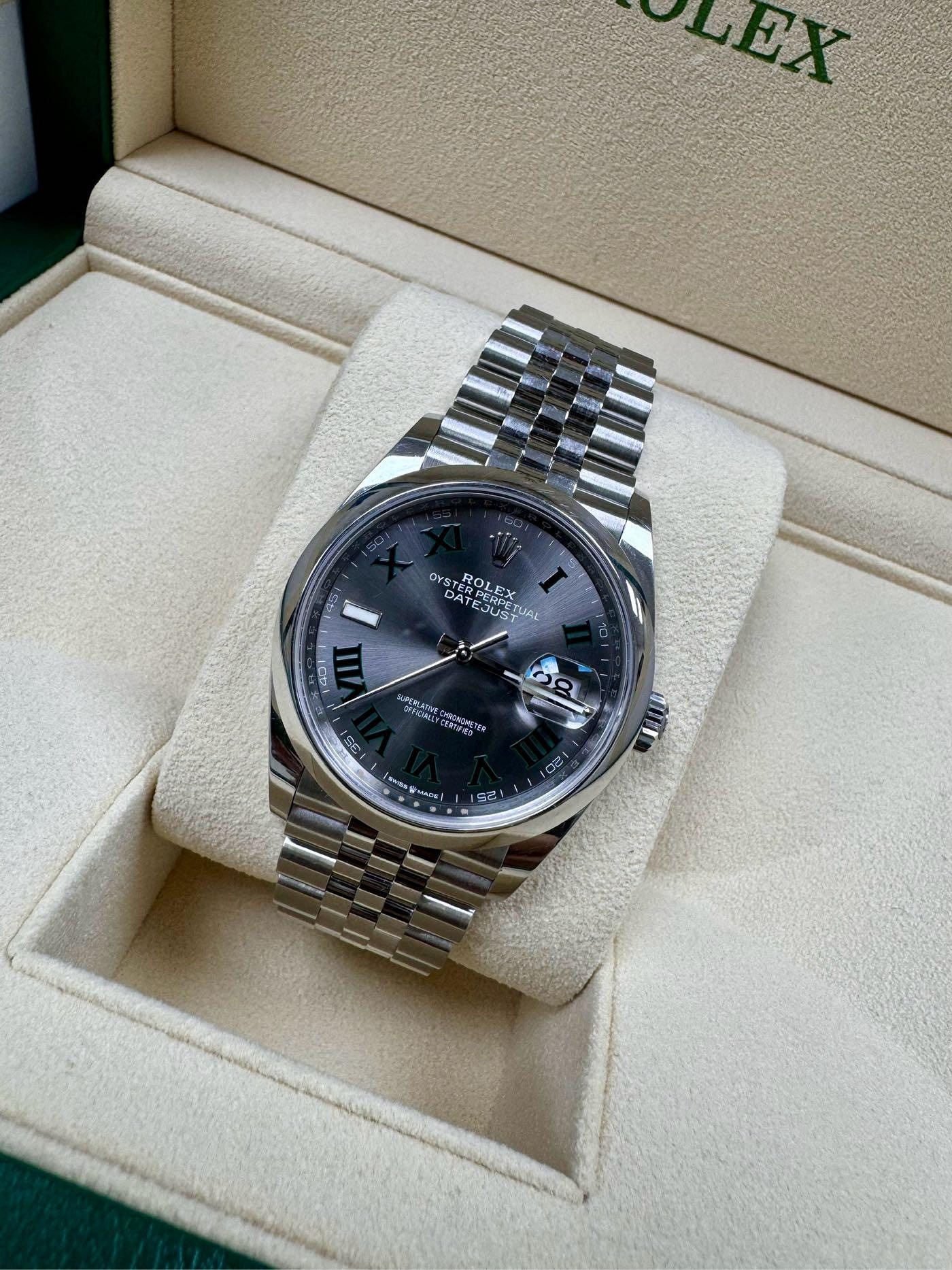 Rolex 126200 綠羅馬 2023