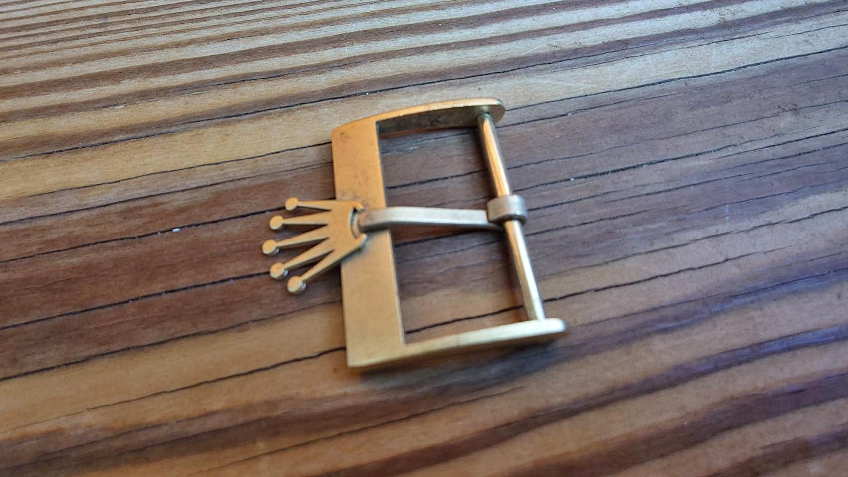 ROLEX勞力士 18239 18038 18238 16238 原裝總統盒BUCKLE 金色錶扣 釦 品相如圖