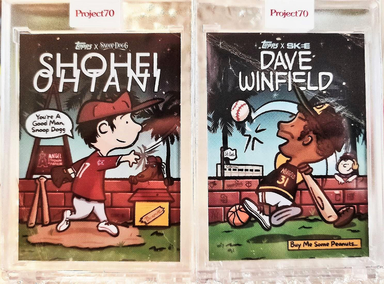 Topps Project 70 Ohtani SnoopDogg 藝術家畫卡(大谷翔平WBC 侍Japan