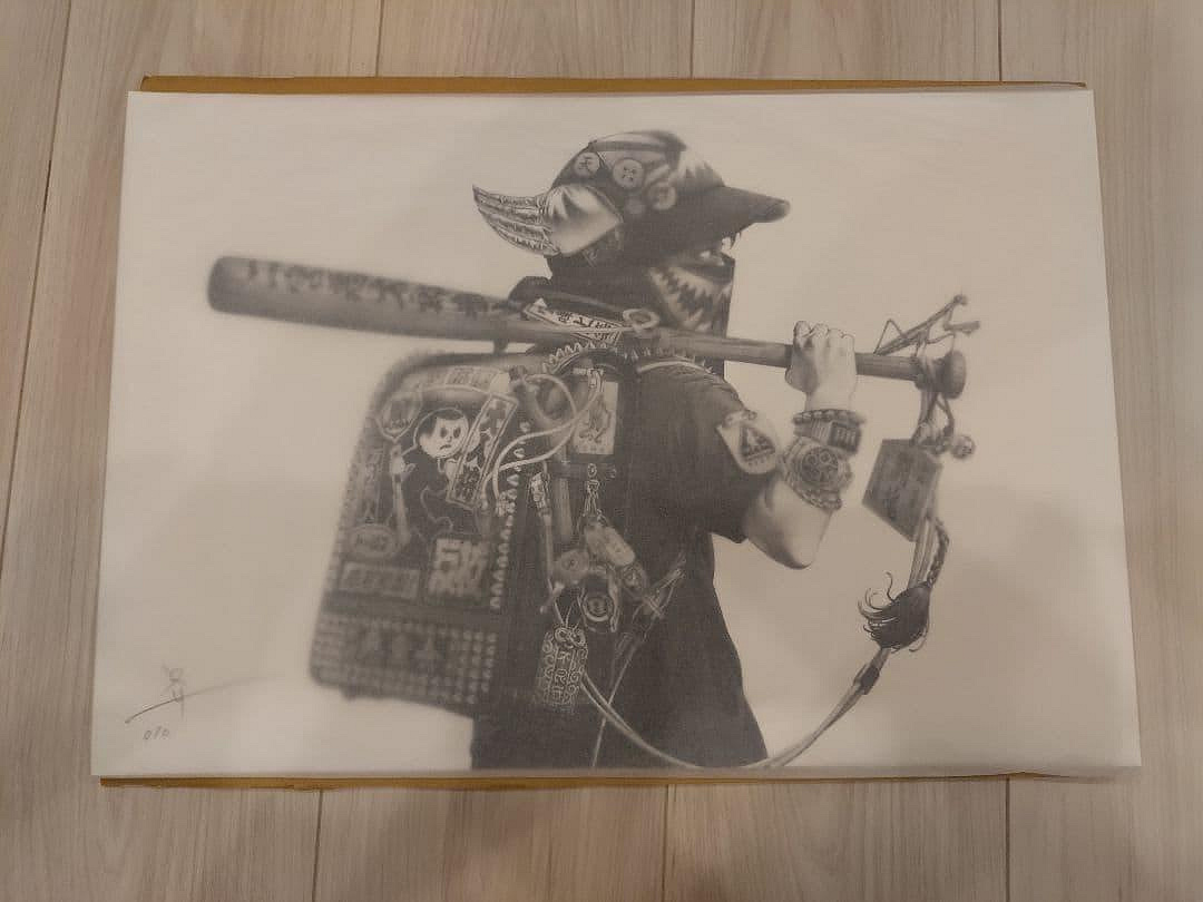 東*郎様 【入手困難】超レア SHOHEI 大友昇平 版画 花見酒 限定50部 東