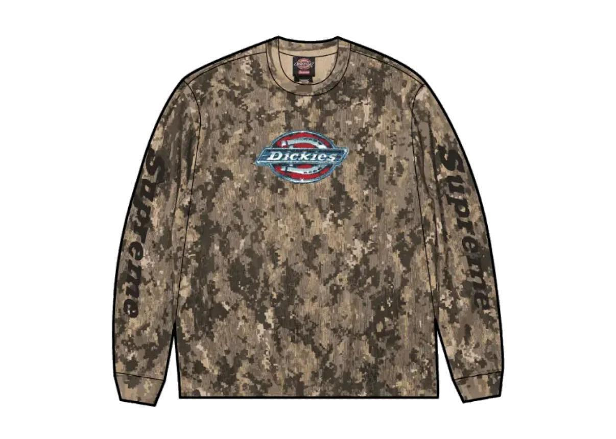 Supreme x Dickies Thermal 聯名款長袖上衣。太陽選物社FW25-week4