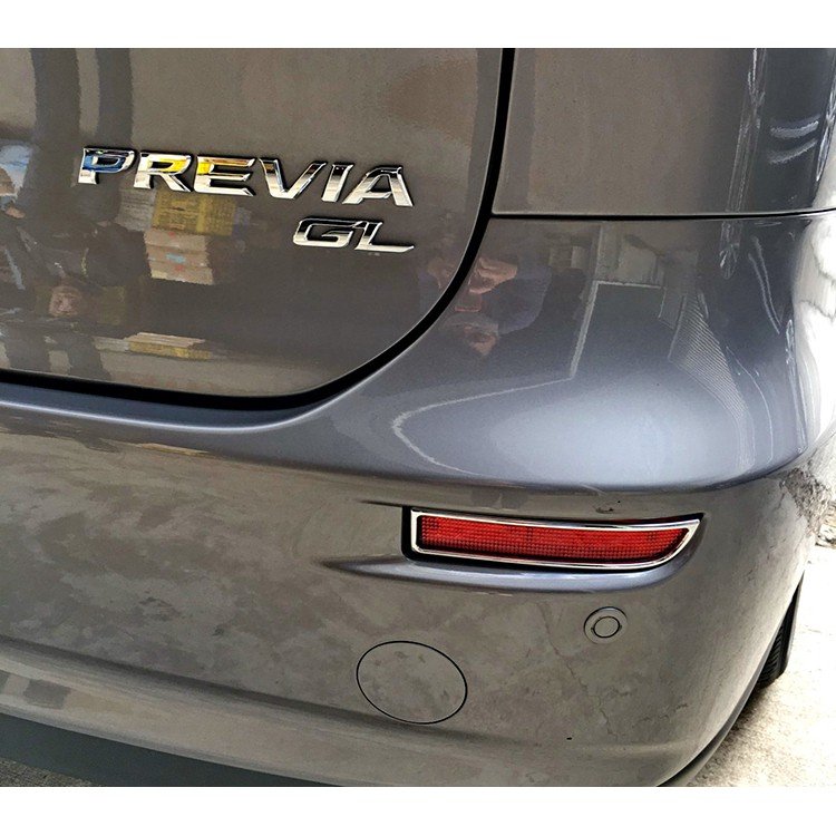 【JR佳睿精品】Toyota Previa 06-15 鍍鉻 後反光片框 後保桿燈框 後下巴 飾框 改裝 配件 精品