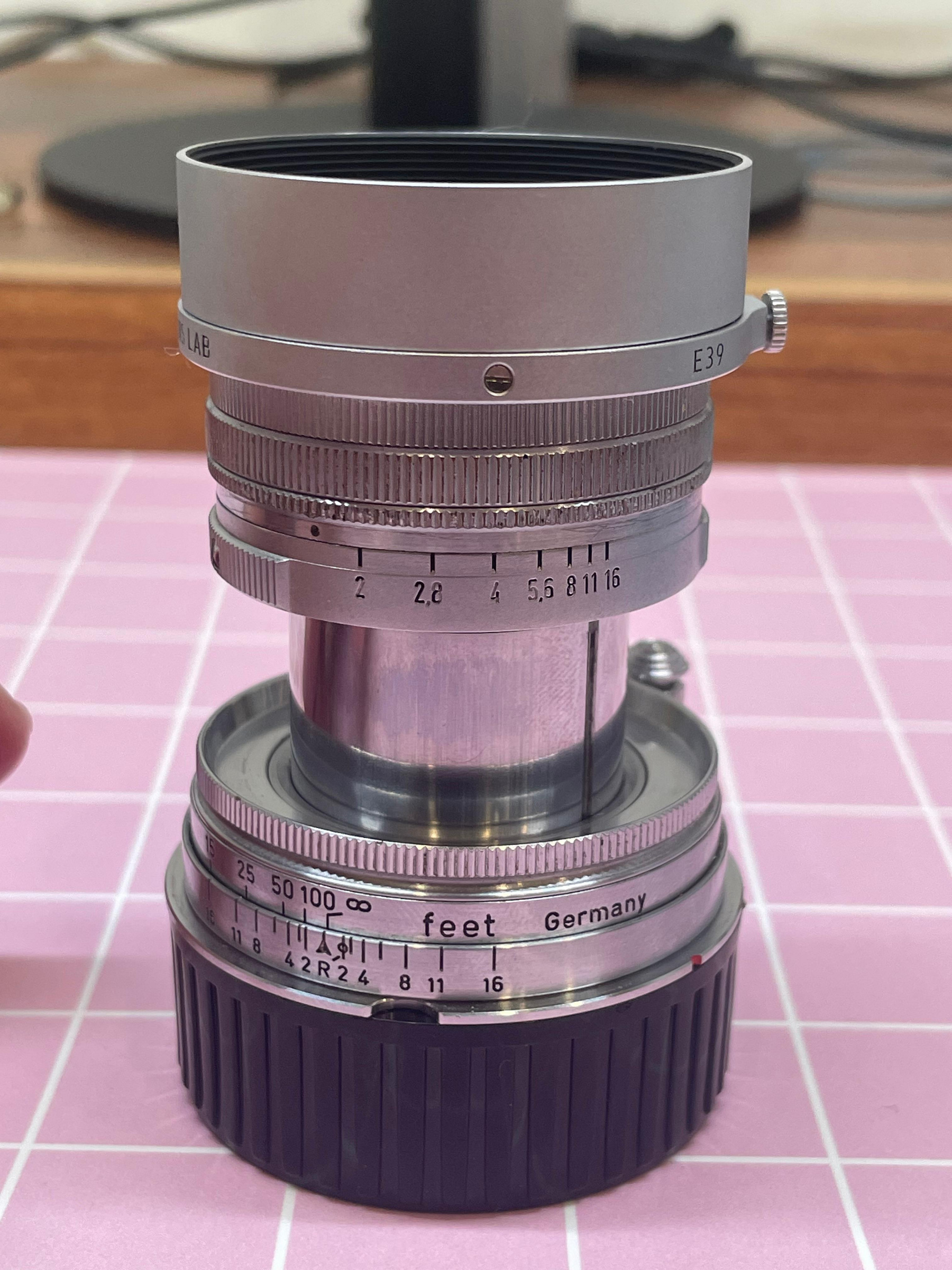 古董】Leica Summitar 5cm f/2 縮進式標準鏡1946年L39 | Yahoo拍賣