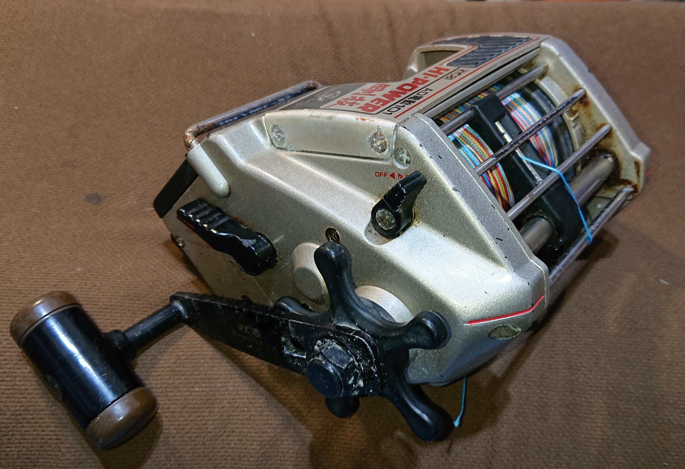 RYOBI 電動AD101 剛技 RYOBI - RYOBI リョービ AD電動101 ハイパワー剛技 電動リール