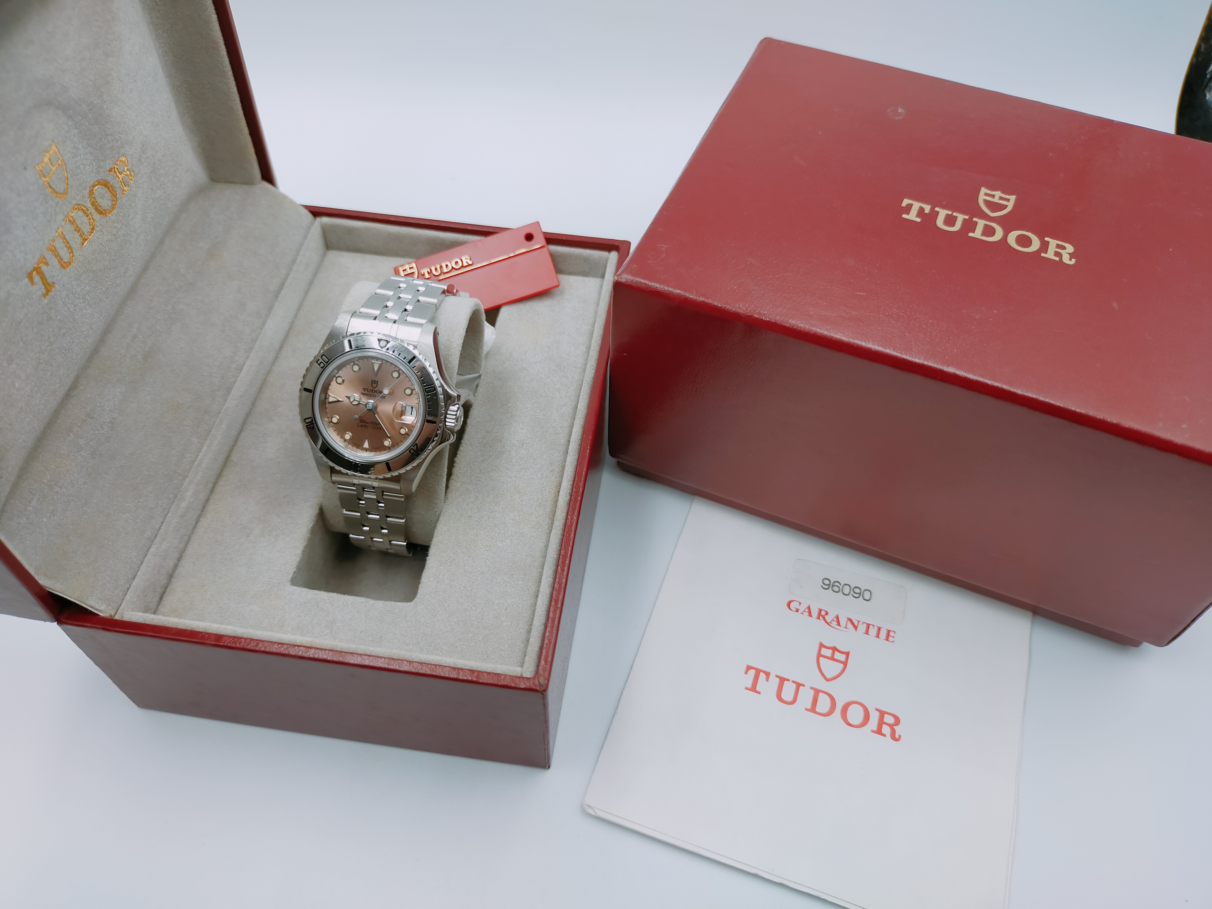 發條盒子R9609】TUDOR 帝舵submariner系列96090 橘面自動不銹鋼經典女