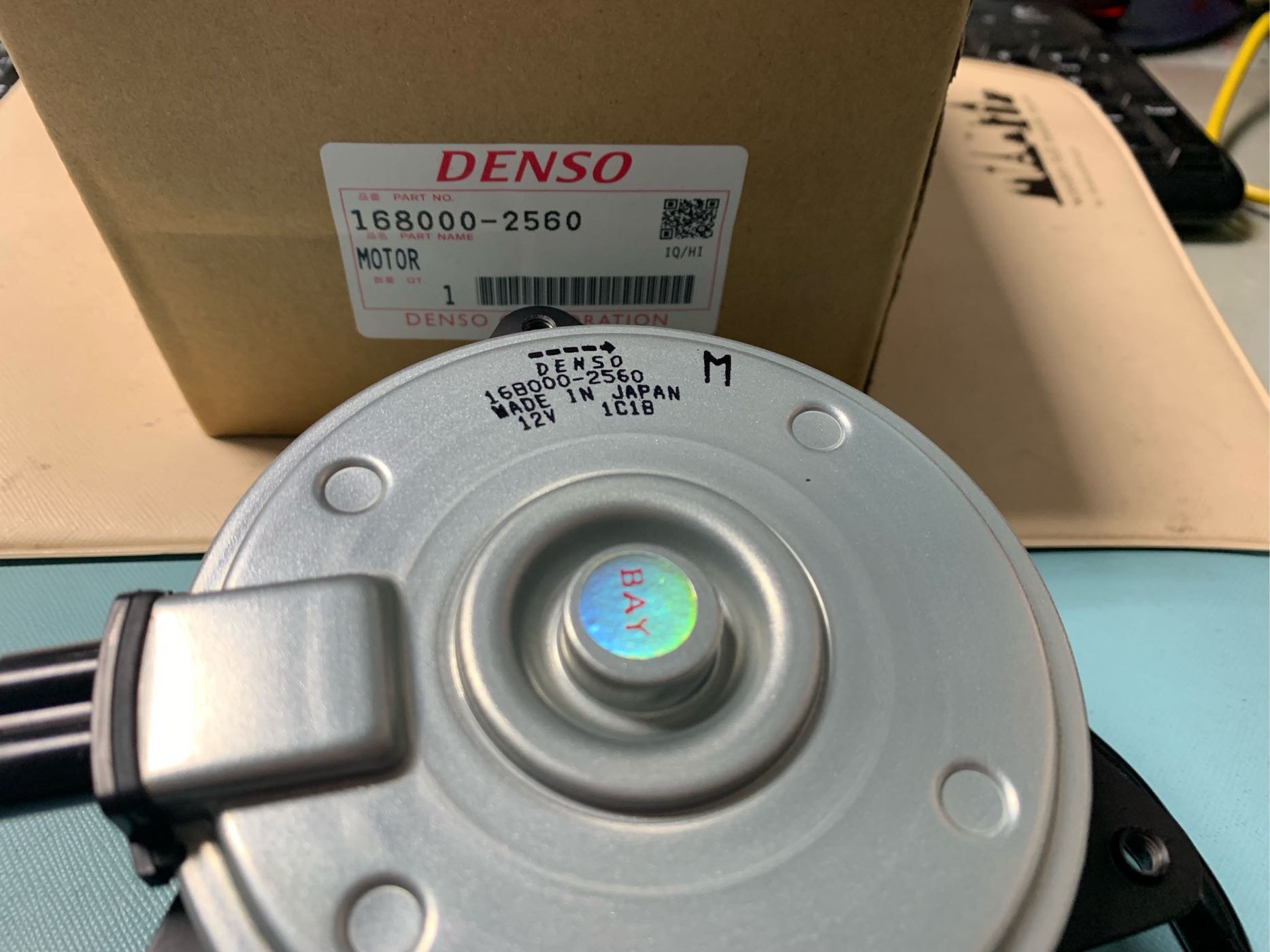 10-18 ALTIS 2.0 水箱風扇馬達(扁型-出線）日本DENSO件| Yahoo拍賣