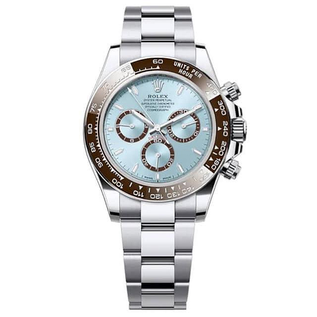 【玩錶交流】全新品 ROLEX 126506 冰藍面盤 透明錶背 Daytona PT950鉑金 迪通拿 40mm 2025/3月保卡
