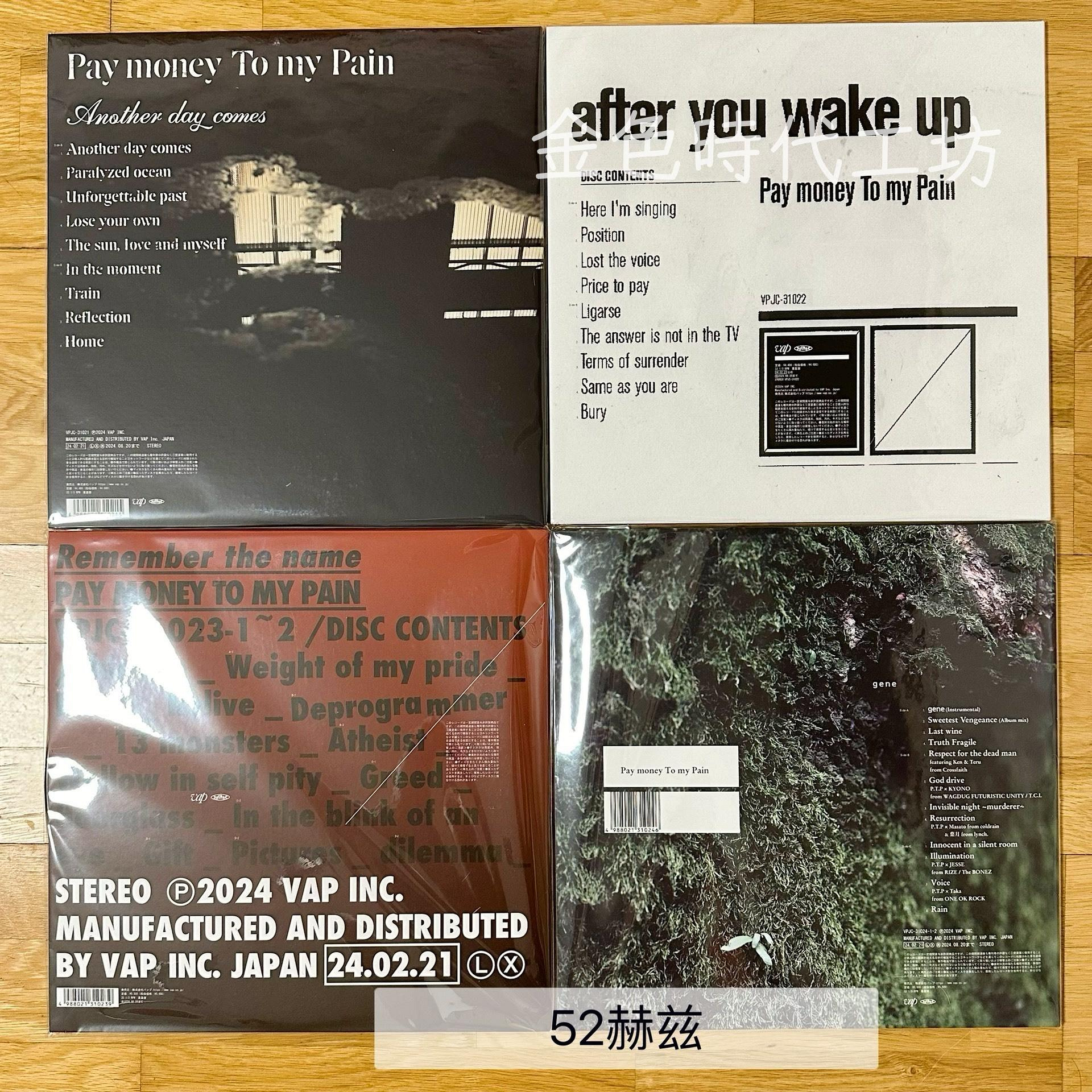 Pay money To my Pain P.T.P 黑膠唱片LP 首次黑膠化限定盤限量重量盤