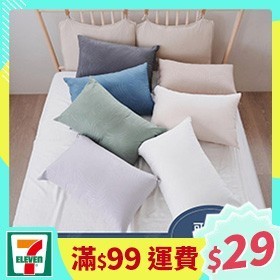 [一日限定] 莫蘭迪系列-抗菌機能可水洗舒眠枕(2入組)