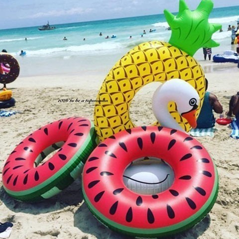 超大熱帶水果充氣浮圈