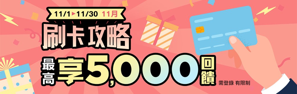 本月信用卡優惠