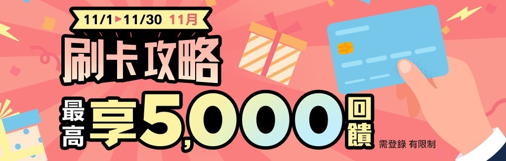 本月刷卡優惠
